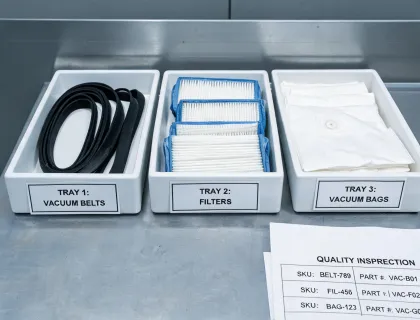 Vacuum parts inspection